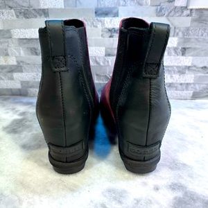 The Sorel Joan Of Arctic Wedge II Chelsea Boot - Womens, G-Rich Wine size 10